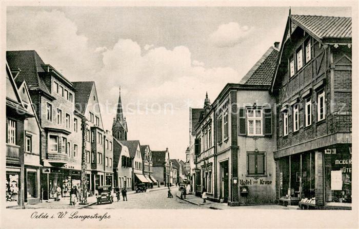 Oelde Langestrasse Feldpost