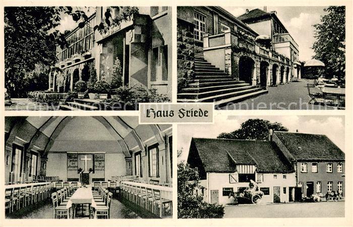 Hattingen Ruhr Haus Friede Erholungsheim Teilansichten