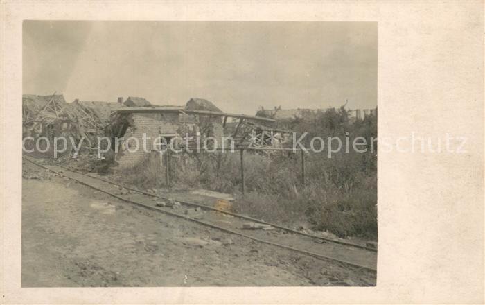 Bixschoote Bixschote Zerstoerung in WK1