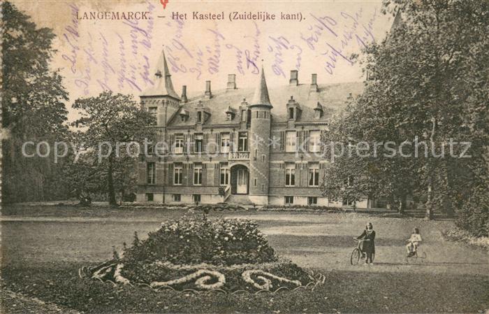 Langemarck Het Kasteel Zuidelijke kant