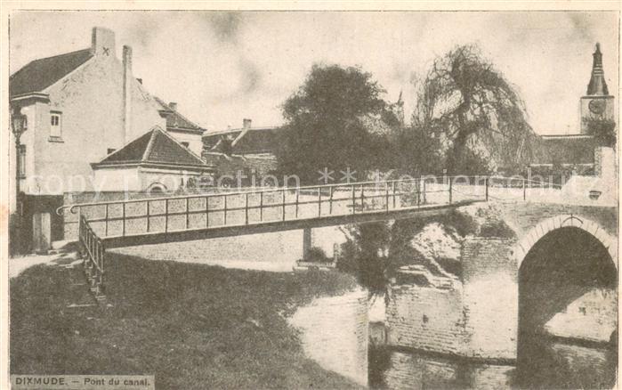 Dixmude Diksmuide Pont du canal
