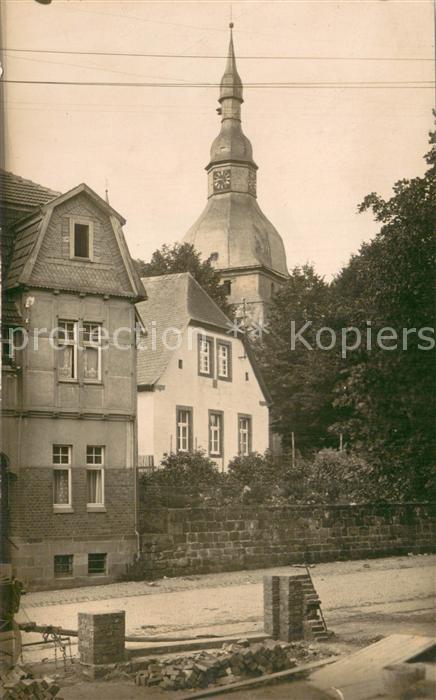 Ruethen Moehne Teilansicht mit Kirchturm