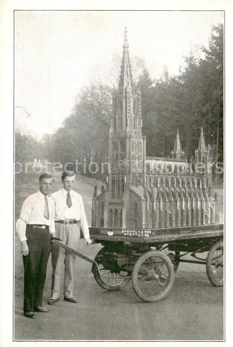Koeln Rhein Ulmer Muenster Modell der Gebrueder Joh und Wilh Dreikausen