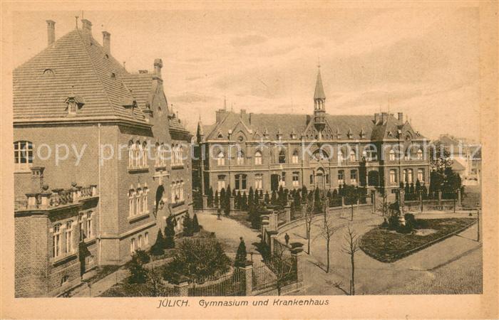 Juelich Gymnasium und Krankenhaus