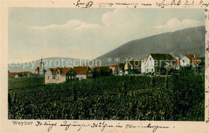 Weyher Pfalz Ortsansicht Feldpost