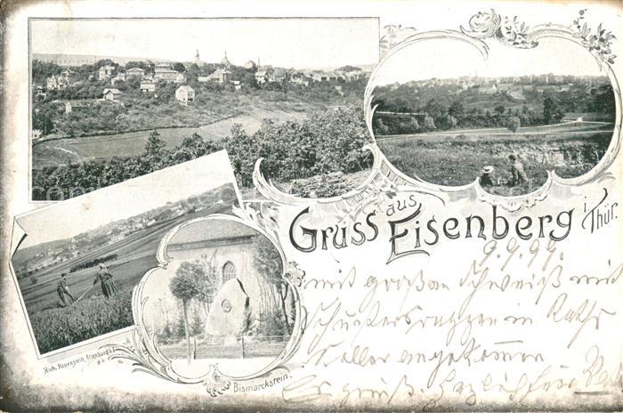 Eisenberg Thueringen Panorama Bismarckstein