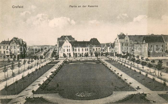 Krefeld Rhein Partie an der Kaserne