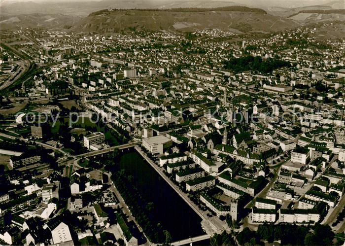 Heilbronn Neckar Fliegeraufnahme