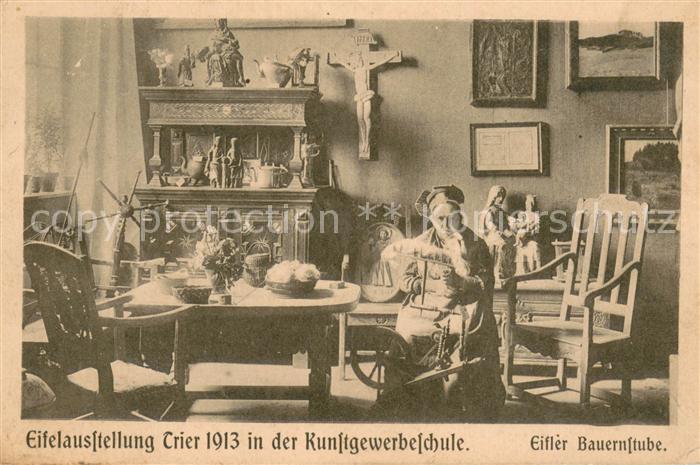 TRIER CITY Eifelausstellung in der Kunstgewerbeschule Eifler Bauernstube