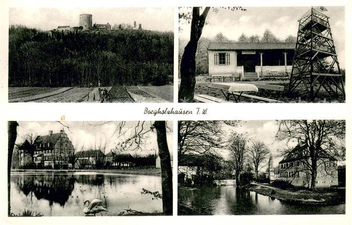 Borgholzhausen Burg Aussichtsturm Schwanenteich Jugendherberge