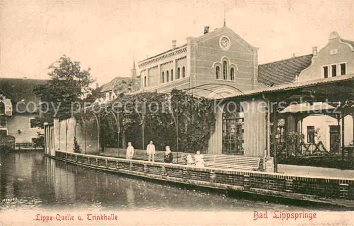 Bad Lippspringe Lippe-Quelle und Trinkhalle