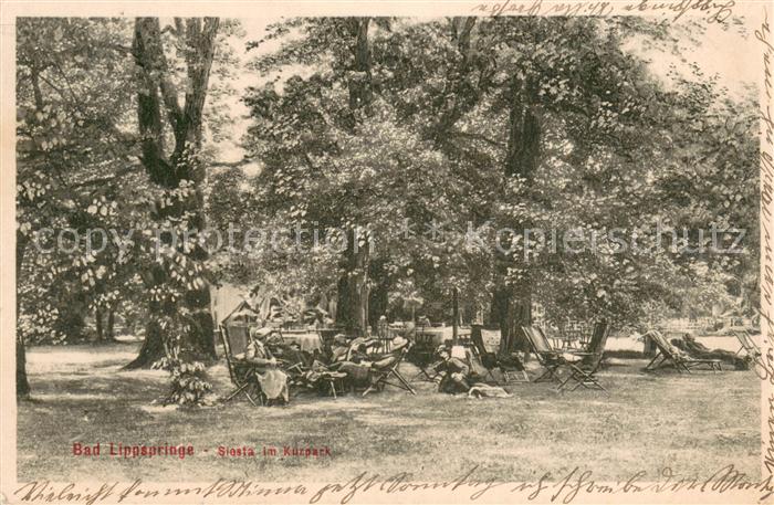 Bad Lippspringe Siesta im Kurpark