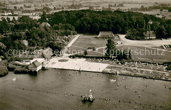 Bad Zwischenahn Fliegeraufnahme Strandpark mit Badestrand