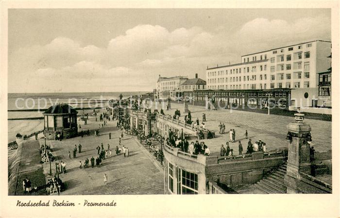 BORKUM Nordseebad Niedersachsen Promenade