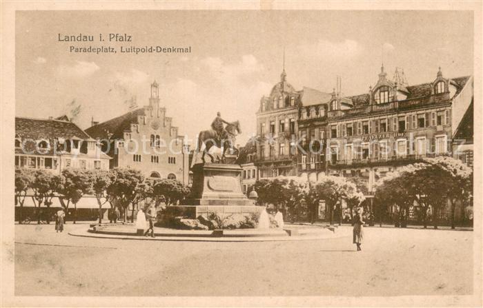 Landau Pfalz Paradeplatz Luitpold-Denkmal
