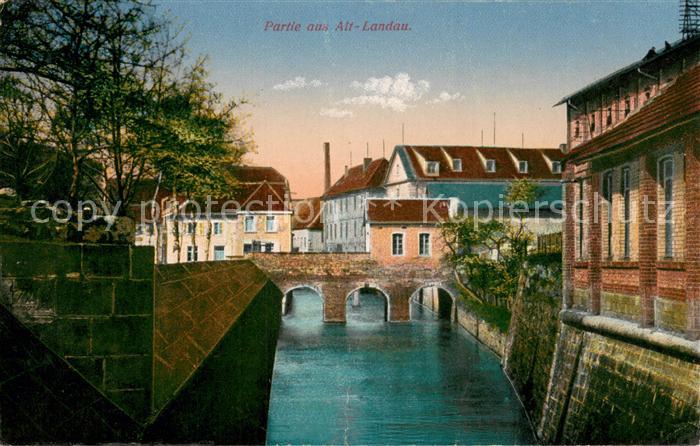 Landau Pfalz Partie aus Alt-Landau