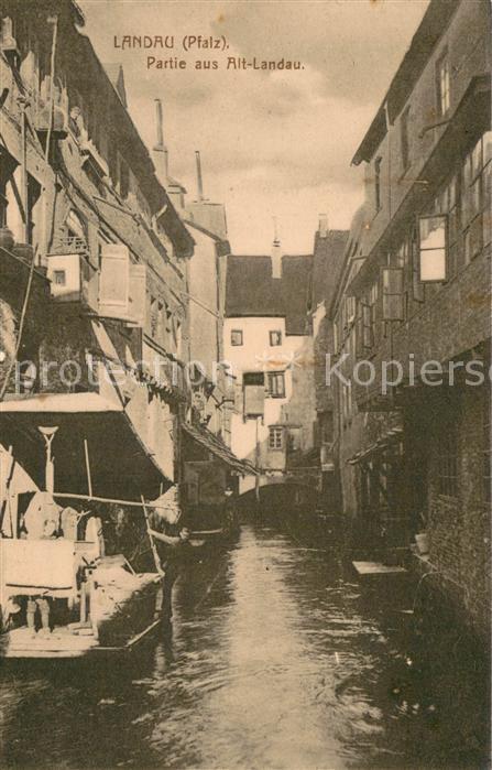 Landau Pfalz Partie aus Alt-Landau