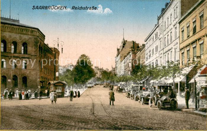 SAARBRueCKEN Saarland Reichstrasse Automobile