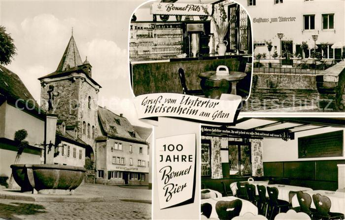 Meisenheim Glan Gasthaus Zum Untertor 100 Jahre Bonnet Bier