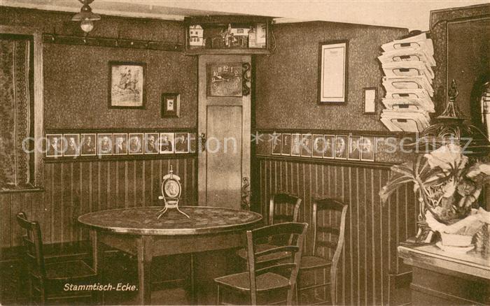 Bad Nauheim Gaststaette Deutsches Haus Stammtisch-Ecke