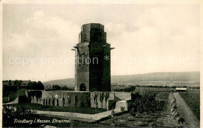 Friedberg Hessen Ehrenmal