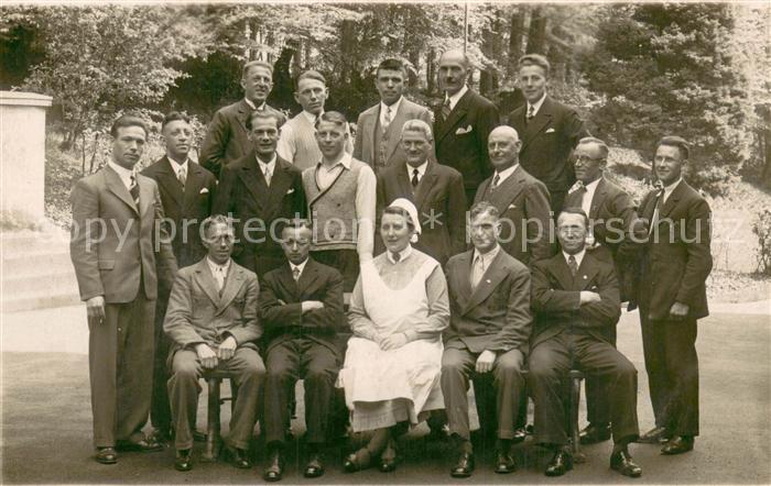Roderbirken Gruppenphoto Sanatorium