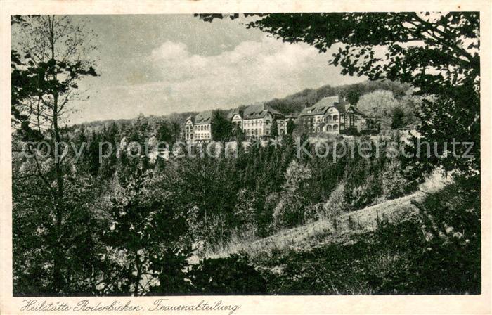 Roderbirken Heilstaette Roderbirken Frauenabteilung