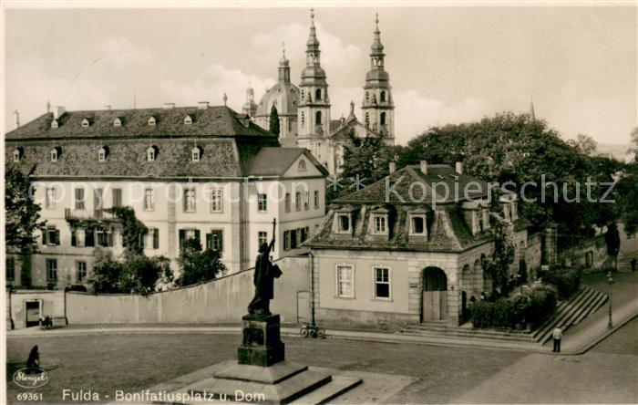 FULDA Hessen Bonifatiusplatz und Dom