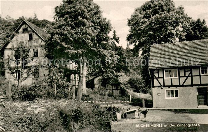 Soisdorf Buchenmuehle an der Zonengrenze