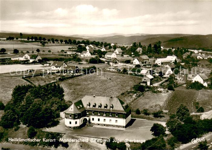 Manderscheid Eifel Teilansicht mit Jugendherberge