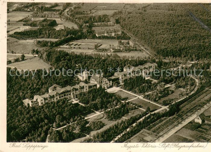 Bad Lippspringe Fliegeraufnahme Auguste-Viktoria-Stift