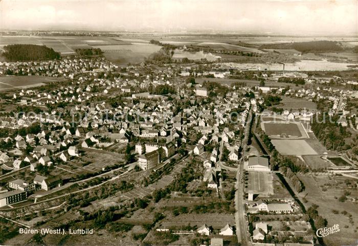 Bueren Westfalen Fliegeraufnahme