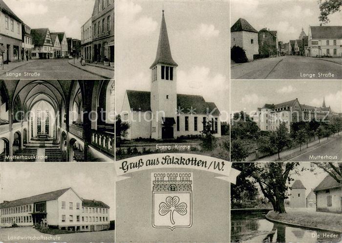 Salzkotten Mutterhaus Evagl. Kirche Die Heder Lange-Strasse Landwirtschaftsschul