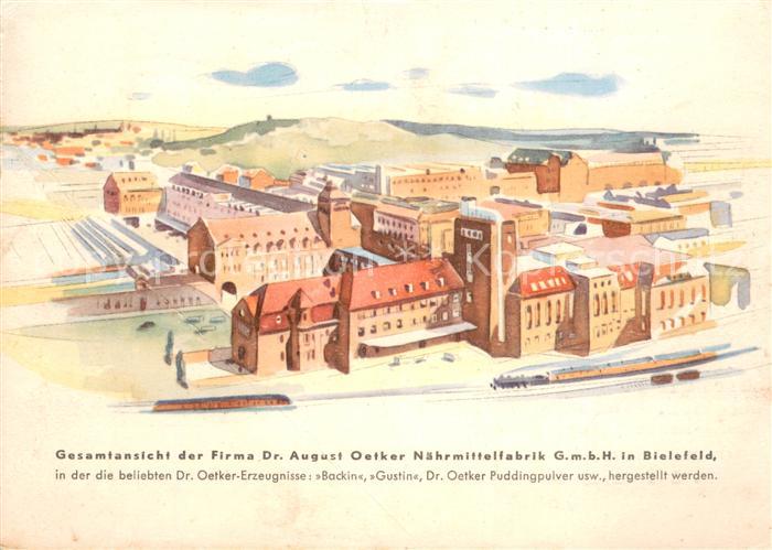 KIEL  CITY Gesamtansicht der Firma Dr. August Oetker Naehrmittelfabrik