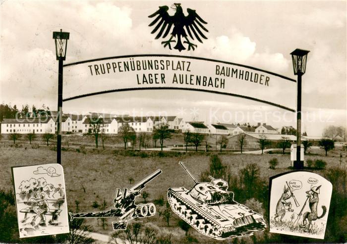 Baumholder Nahe Fotomontagen Truppenuebungsplatz Lager Aulenbach