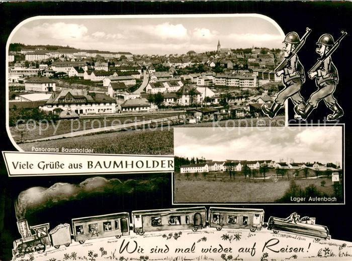 Baumholder Nahe Panorama Lager Aulenbach