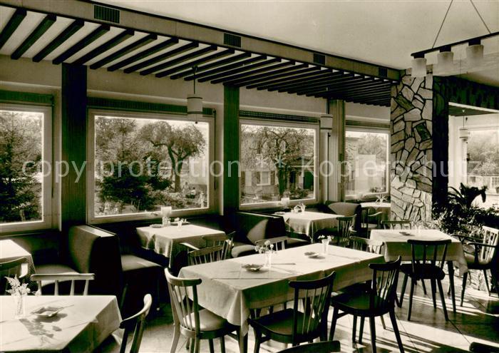 Bad Homburg Cafe Pension Haus von Noorden Innenansicht Speisesaal