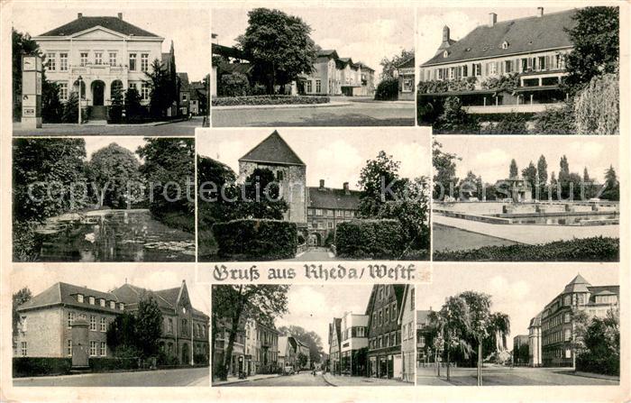 Rheda-Wiedenbrueck Orts und Teilansichten