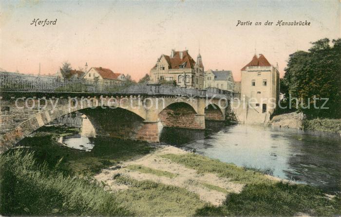 Herford Partie an der Hansabruecke