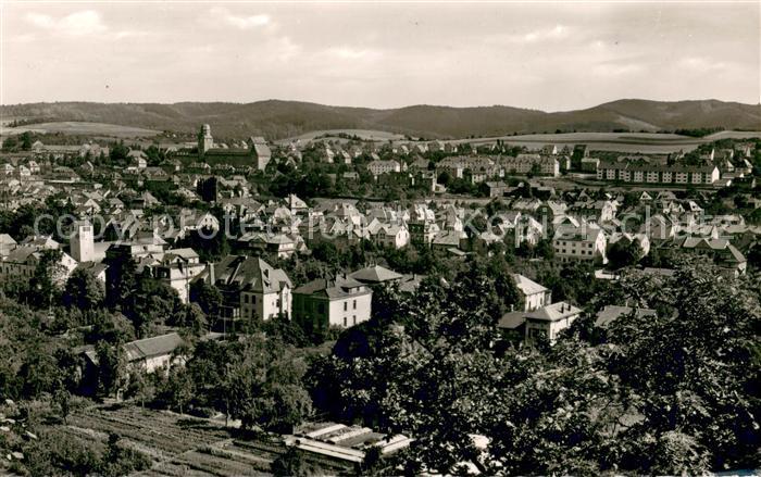 Arnsberg Westfalen Neustadt mit Regierung Fliegeraufnahme