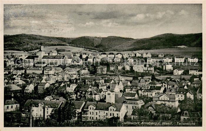 Arnsberg Westfalen Fliegeraufnahme