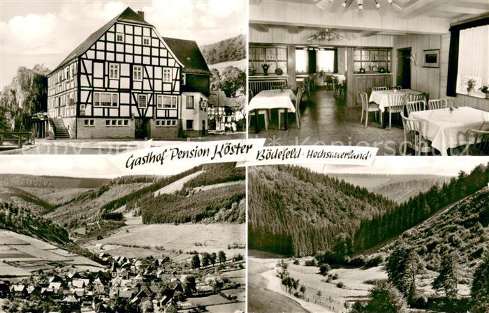 Boedefeld Gasthof Pension Koester Gaststube Panorama
