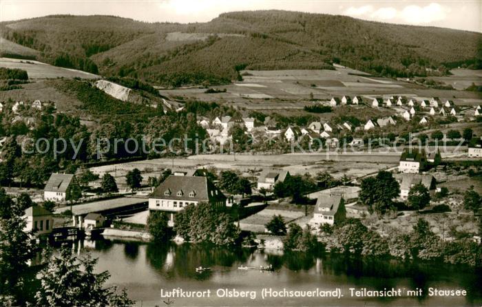Olsberg Sauerland Panorama mit Stausee