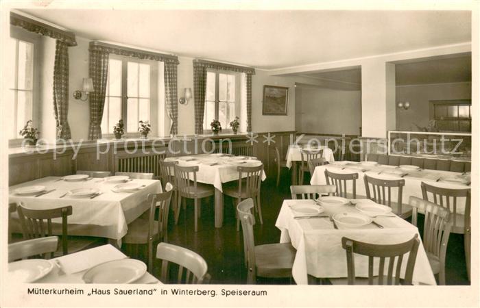 Winterberg Hochsauerland Muetterkurheim Haus Sauerland Speiseraum