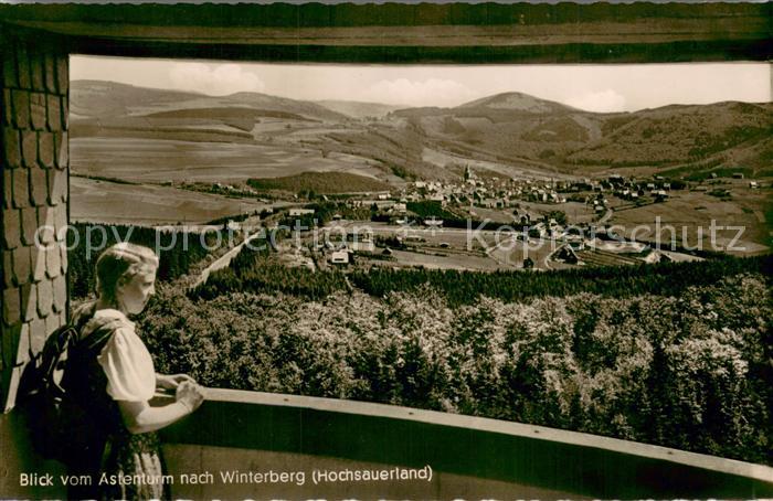 Winterberg Hochsauerland Blick vom Astenturm