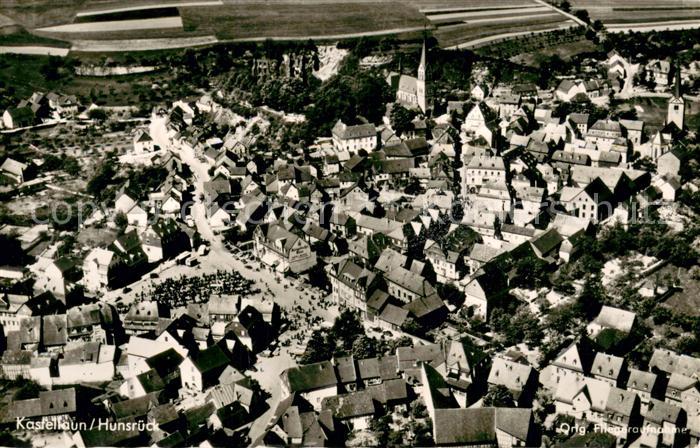 Kastellaun Hunsrueck Fliegeraufnahme
