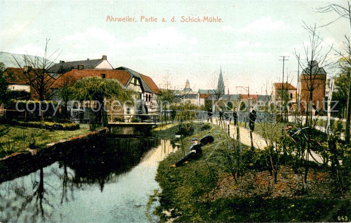 Ahrweiler Ahr Partie an der Schick Muehle