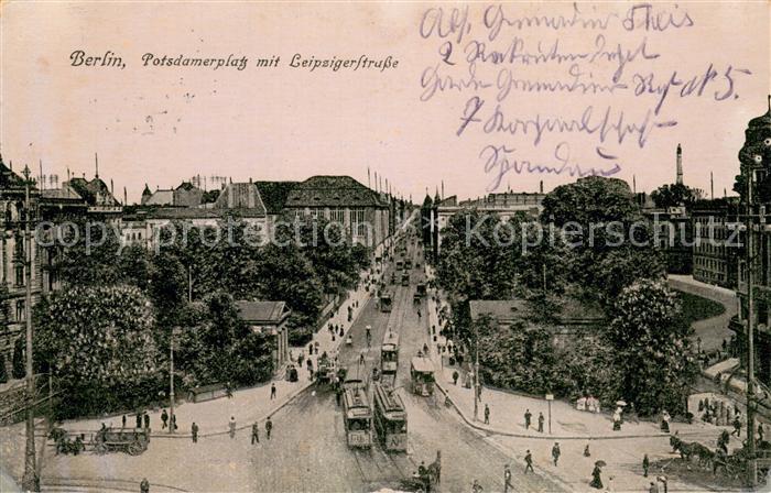 BERLIN  CITY Potsdamerplatz mit Leipzigerstrasse