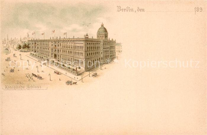 BERLIN  CITY Koenigliches Schloss