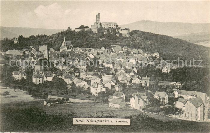 Koenigstein Taunus Panorama Ruine